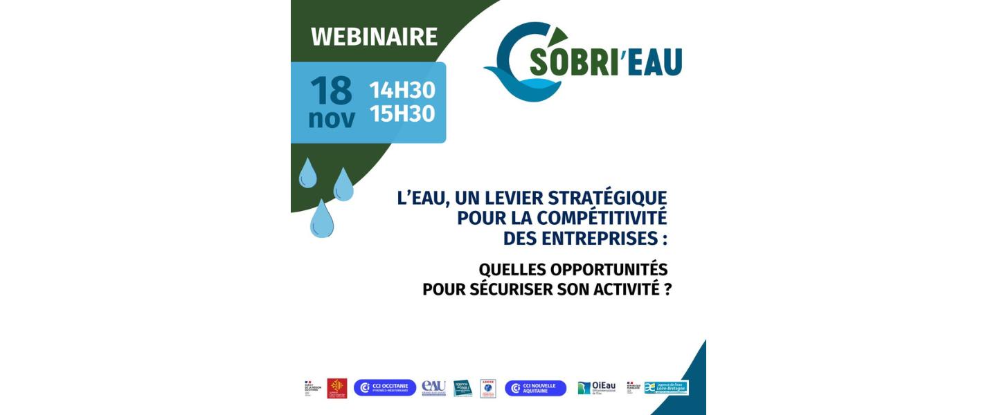 Webinaire Sobriété Hydrique CCI
