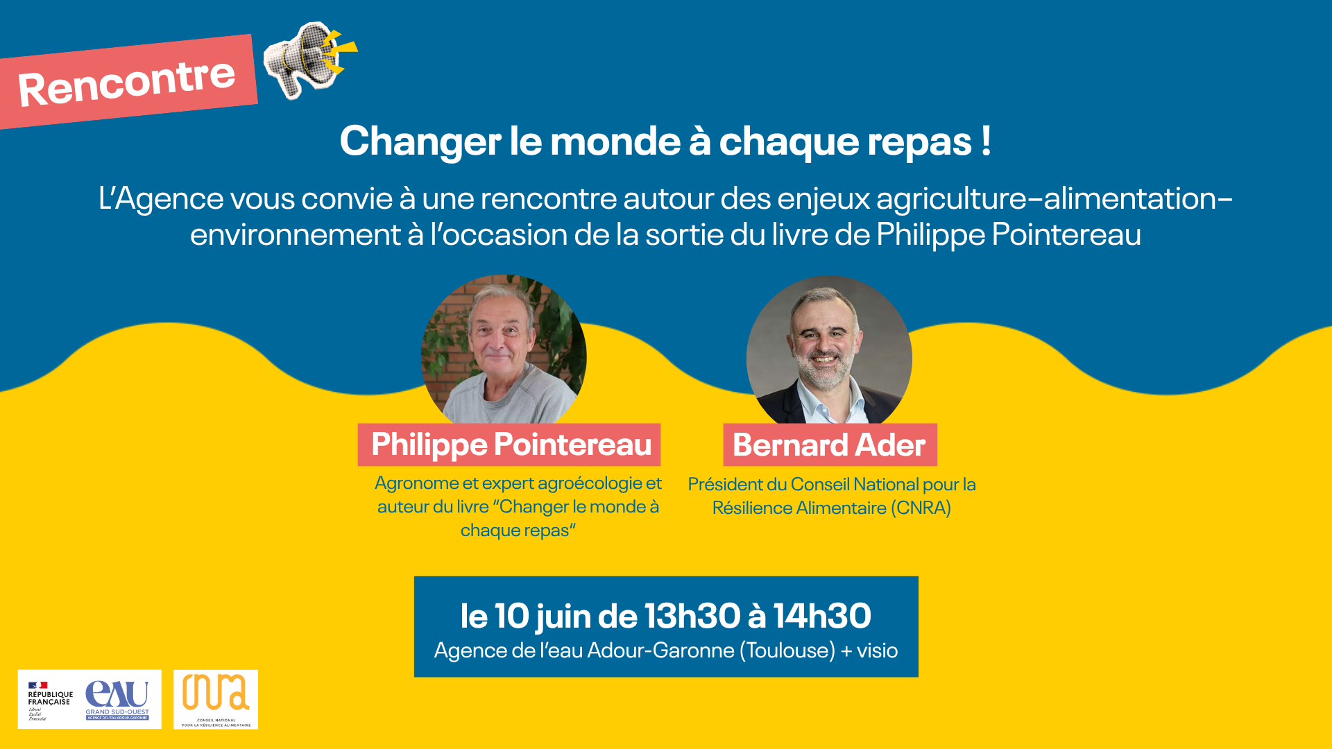 Afficher la vidéo Agriculture, alimentation et résilience : un échange avec Philippe Pointereau et Bernard Ader